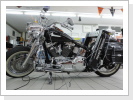Mobile Motorrad-Rahmenvermessung an Harley Softail Classic
